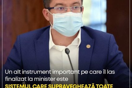 Un alt instrument important pe care îl las finalizat la minister este Sistemul care supraveghează toate tranzacțiile cu deșeuri